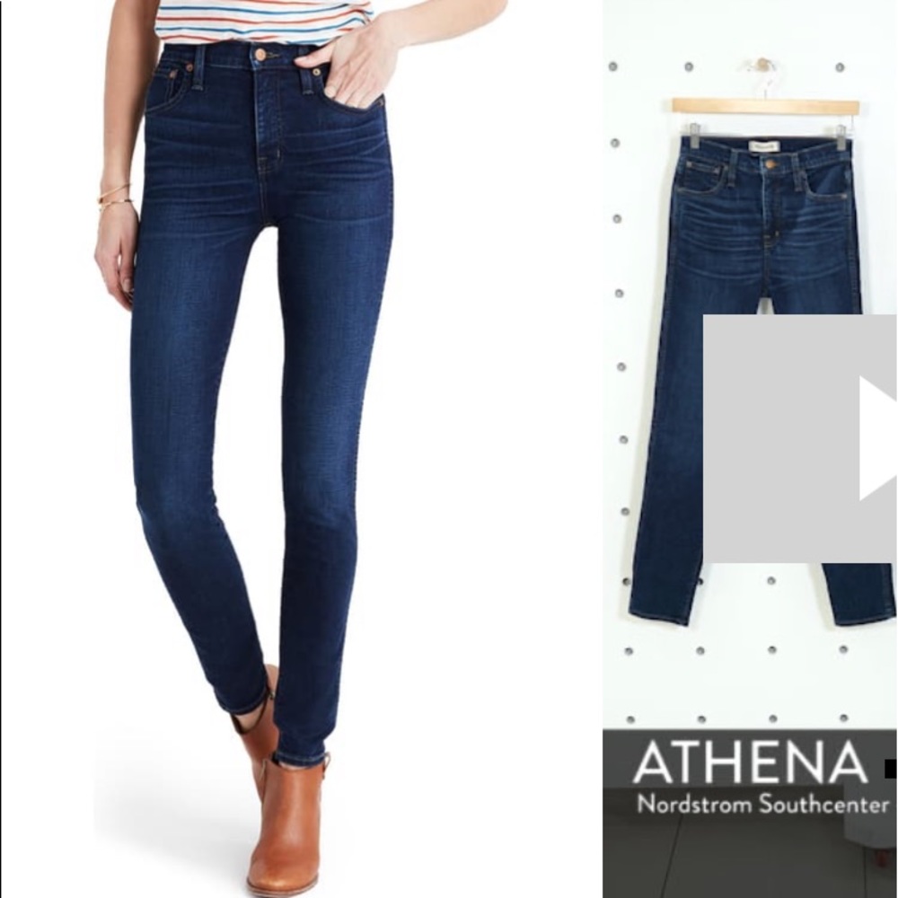 Madewell high rise skinny. 25💐